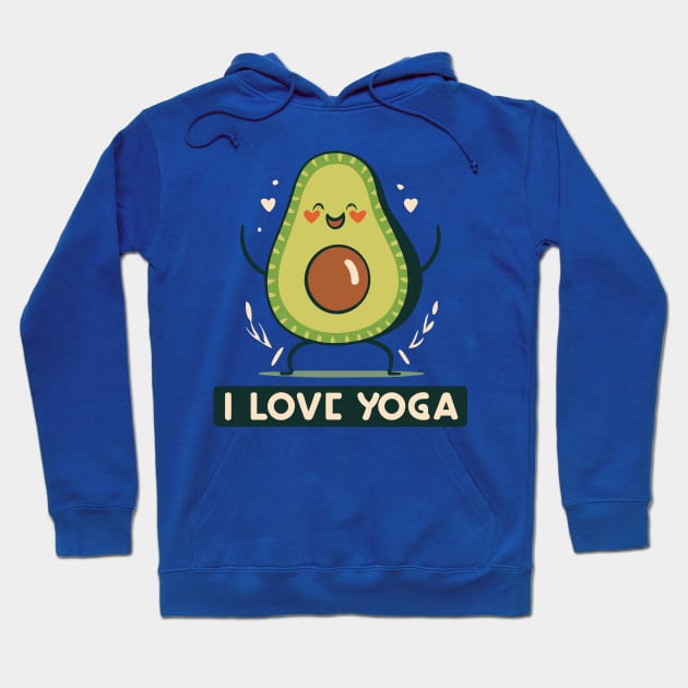 Yoga lover Avacado Hoodie by Spaceboyishere